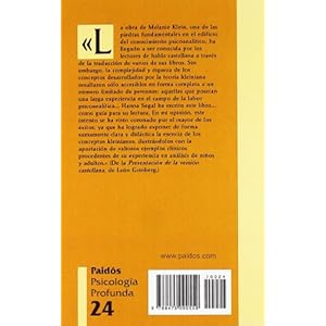 Introducción a la obra de Melanie Klein (Psicología Psiquiatría Psicoterapia)