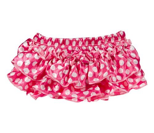 Pink Polka Dot Satin Diaper Cover juDanzy Bloomer 0-6 Months Color: Pink Polka Dot Satin Size: 0 - 6 Months (Baby/Babe/Infant - Little ones)