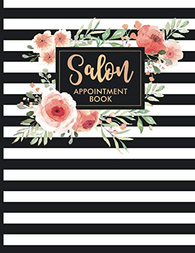 Salon Appointment Book Undated 4 Person Daily And Hourly