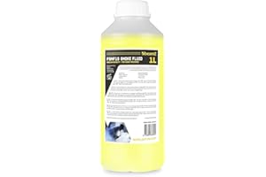beamz High Performance Smoke Machine Fluid 1L - Non-Toxic Water-Based DJ Fog Liquid for Disco Events, Stage Lighting & Special Mist Effects, Residue-Free Professional Formula