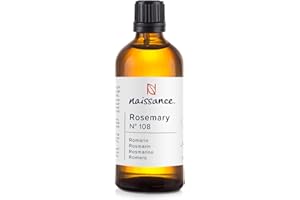 ‎NAISSANCE Naissance Rosmarinöl (Nr. 108) - 100ml - 100% Naturreines Rosmarin Ätherisches Öl für Naturkosmetik - Haare Wachstum, Aromatherapie, Duftlampe - Duftöl für Aroma Diffuser