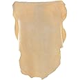 Car Natural Chamois Cleaning Cloth, RIVERLAKE Genuine Deerskin Leather Auto Car Wash Drying Towel,Super Absorbent,3 Available Sizes. (S:20''x12'' - 1PACK)