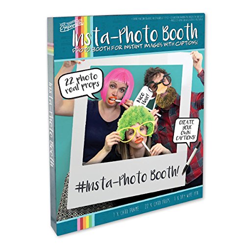 Insta-Photo Booth, aus Pappe, mit 22 Accessoires - 2