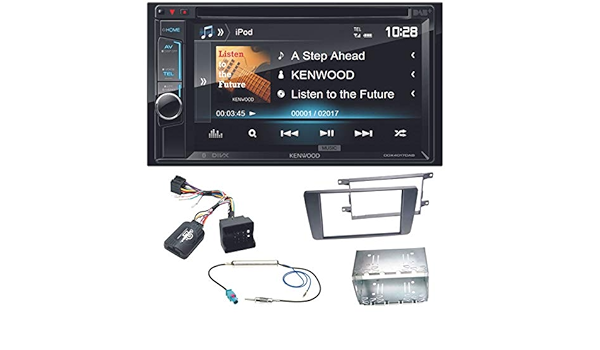 Kenwood Ddx 4017dab Bluetooth Dab Usb Cd Einbauset Fur Skoda Octavia 2 Yeti 5l Amazon De Elektronik Foto
