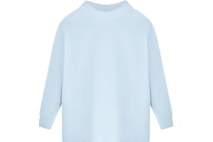 TRENDY BOY Haut Thermique doublé en Polaire pour garçons – sous-vêtement à Manches Longues avec col Montant pour Temps Froid