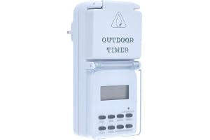 as - Schwabe 24033 IP44 Digital Utomhus Timer med Uttag, IP44