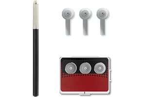 ROSEMARY & CO ROSEMARY Model Rivet Maker Tool with 2 Sets of 3 Different Tooth Pitch Wheels for Rivet Rows