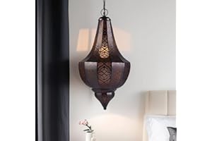 Marrakesch Orient & Mediterran Interior Orientalna lampa wisząca Kanita czarna | metal ręcznie wykonany