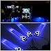 Produktbild Swiftswan Blue Car Decorative Lights Charge LED Interior Floor Decoration Lamp 4 in 1