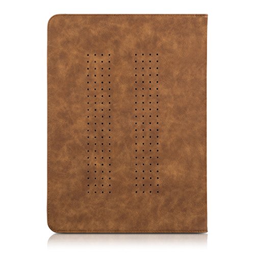 kwmobile Smart Cover Case für Apple MacBook Air 13″ (Modelle ab Mitte 2011) aus Kunstleder mit Aufstellfunktion in Braun - 3