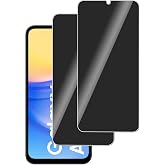 Samsung Galaxy A15 Privacy (Hayalet) Ekran Koruyucu &ndash; 2 Adet - 9H Temperli Cam, Yan G&ouml;r&uuml;nme Engelleyici, Tam Kaplama