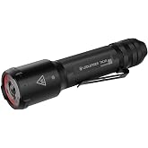 Ledlenser TAC6R Taktik Meşale Şarj Edilebilir Dış Mekan Seti, LED 2000lm, 6 Mod inc Strobe, &Ccedil;oklu Lens Teknolojisi, 370m Işın