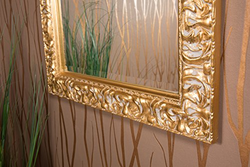 Spiegel Wandspiegel TRACEY antik gold 80 x 50 cm - 4