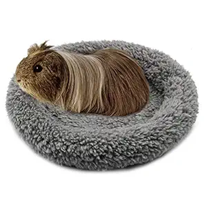 Bwogue Hamster Bed,Round Velvet Warm Sleep Mat Pad for Hamster/Hedgehog/Squirrel/Guinea Pig/Rats and Other Small Animals