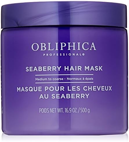 Obliphica Seaberry Hair Mask for Medium to Coarse Hair 16.9 oz by Obliphica