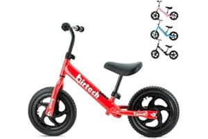 ALBION HOME Balance Bike for 2,3,4,5,6 Year Old Boys and Girls No Pedal Toddler Bike Training Bicycle for Kids with 12’’ Wheels, Adjustable Handlebar and Seat, EVA tires, lightweight carbon steel