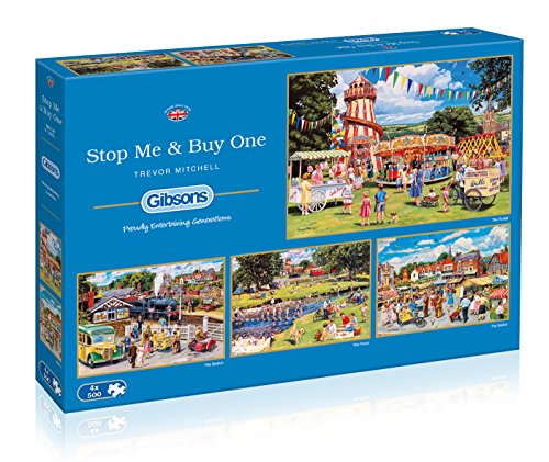 Gibsons Stop Me and Buy One Jigsaw Puzzles (4x500 Pieces)