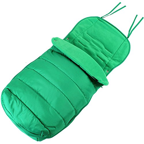 Universal Tippitoes Toto Stroller Large Luxury Foot-muff And Liner - Leaf (Green)