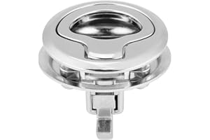 EBTOOLS Pestillo de enjuague empotrado, 15-23 mm Acero inoxidable Tirador de enjuague Pestillo Pestillo de cierre para RV Marine Boat RV