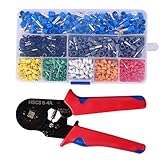 Aderendhülsen Crimpzangen Set 800 Stecker (0,25-6,0 mm²...