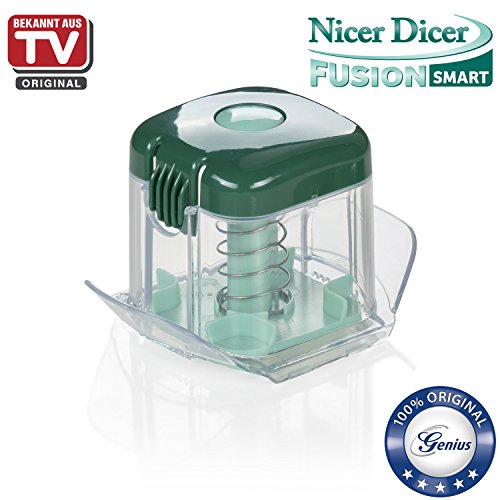 Genius Nicer Dicer Fusion Smart Julietti | Mint-Grün | 16 Teile | Alles-Schneider | Reiben | Julienne | Spiralen | Hobeln | Würfeln | Schneid-Gerät | Bekannt aus TV | NEU - 8