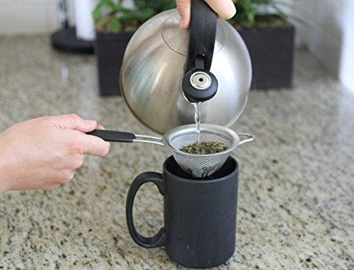 Cucinare Lebensmittel-Sieb Premium-Set Edelstahl Feines Sieb, Abtropfsieb – 3 Größen - 6