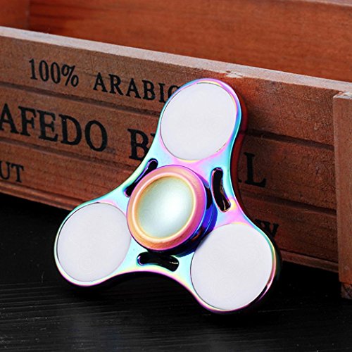 Bescita LED Licht Fidget Hand Spinner Finger Spielzeug EDC Focus Gyro Schreibtisch Spielzeug - 3