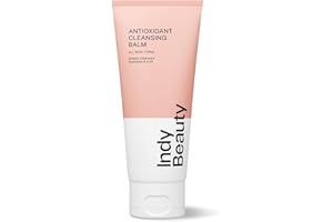 Antioxidant Cleansing Balm - Hydrating Cleansing Oil - Facial Cleanser & Eye Makeup Remover Balm - 100% Vegan & Fragrance Free - Dermatologically Tested Face Cleanser - Indy Beauty - 100ml