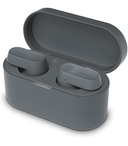 PHILIPS TAH8506WT Draadloze Ruisonderdrukkende Over-Ear Hoofdtelefoon, Ruisonderdrukking Pro, Draadloze Hoofdtelefoon voor Volwassenen, Met microfoon, Bluetooth, 60 Uur Speeltijd, Wit, Lichtgewicht