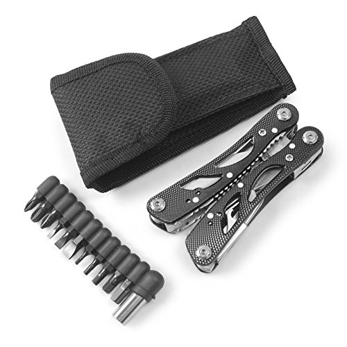 Becko schwarz 24-in-1 multifunktionale,zusammenklappbare und tragbare Kneifzange / Kombizange / gleitschutze elektrischen Werkzeug / Multifunktionswerkzeug Outdoor &Camping Zangen-Set - 4