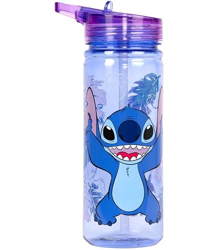Bouteille Réutilisable Aluminium 730 Ml Pop Up Stitch Drawing - Avec Paille & Bandoulière, Sans BPA
