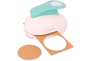 Craftelier - Perforatrice a Leva per la Realizzazione di Cerchi con Diametro di 3" (7,62 cm) per Carte e Cartoncini per Scrapbooking e Artigianato | Dimensioni Circa 16 x 10 cm