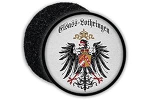 COPYTEC Patch Elsass #22088 Écusson de Lothringen avec inscription en allemand Preußen Adler