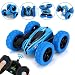 Produktbild QUN FENG Ferngesteuertes Auto, 360°Spins RC Stunt Auto Rennauto 2.4Ghz Radio Ferngesteuerter Buggy Auto ,4WD Spielzeug Rennfahrzeug für Kinder Jungen Mädchen (Blau)