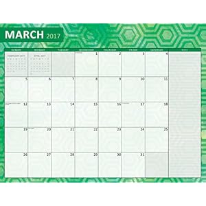 TF Publishing 2017 Aquarelle 12 mois Sous-main