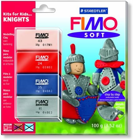 Staedtler Fimo Soft Kits for Kids - Knights (4 x 25g Blocks)