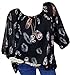 Produktbild GJKK Bluse Damen Herbst Shirt Reizvoller Übergröße Half Ärmel Federdruck V-Ausschnitt Sweatshirt Langarmshirt Tops Oberteil Hemd T-Shirts Tunika(S-5XL)