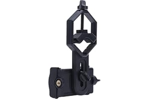 KIMISS Adattatore per Telescopio Cellulare, Supporto Universale per Smartphone per Cannocchiale Binoculare Monoculare