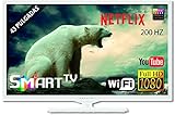 lg 24 smart tv blanco Contrate 5000:1 - Brillo 300cd/m2 - Tiempo de respuesta 7ms