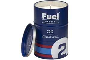 Luckies of London Fuel Motor Racing - Candela profumata ispirata al motore, blu, 11 x 7,5 cm