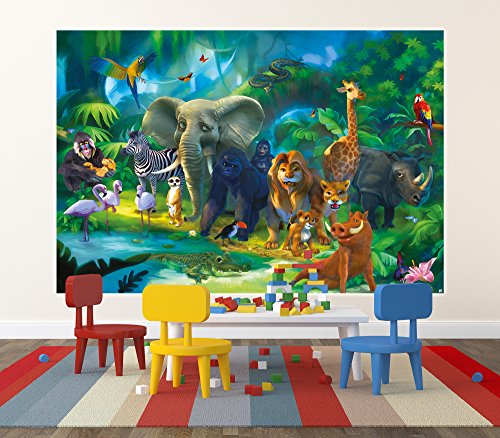GREAT ART Safari Wanddekoration – Wandbild Dschungel Motiv XXL Poster (140 x 100 cm) - 4