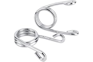 TBEST Torsion Seat Springs,Molle Per Sella Singola Per Moto Molle Per Sella Singola 3.5 "Molle Per Torsione Izzate Per Torsione Per Bobine Chopper Moto Oro/Argento