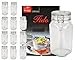 Produktbild 12er Set Einmachglas Bügelverschluss Original Fido 1,5L incl. Bormioli Rezeptheft