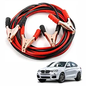 Miwings Car Heavy Duty Booster Cables || Clamp to Start Dead Battery || Off Road Emergency Auto Car Jumper Cables for BMW X1 (500 AMP, 6.5 Feet Each)