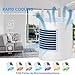 Produktbild DIYJLETAO Klimagerät Mobil, LED 4 in 1 Multifunktions-USB-tragbarer Mini-Klimaanlage, Luftbefeuchter und Luftreiniger mit Nachtlicht, 3 Leistungsstufen