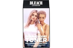 Bleach London Pearlescent Toner Kit: Neutralise Yellows & Achieve Pearly Blonde Colour, Ammonia-Free Semi-permanent Toner for Bleached Blonde Hair, Includes Colourant, Developing Lotion, and Mask