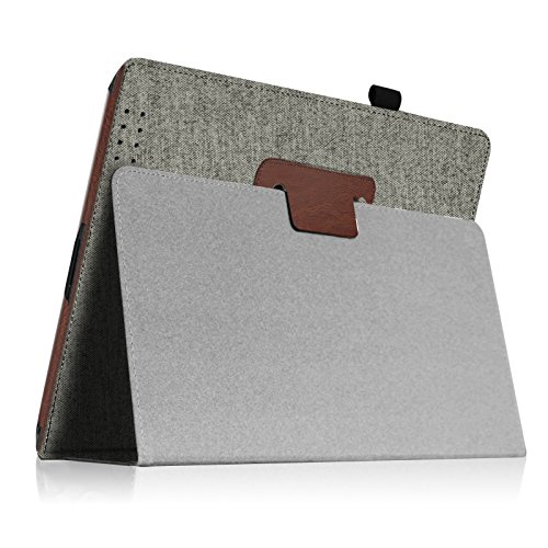 Fintie Apple iPad mini 1 / 2 / 3 Hülle – Slim Fit Foilo Kunstleder Schutzhülle Tasche Etui Case Smart Cover mit Auto Schlaf / Wach, Standfunktion für iPad mini 3 / 2 / 1, Denim grau - 6