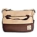 fitTek 5pcs Baby Changing Nappy Mummybag Shoulder Handbag Set Brown High Quality HOT