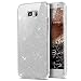 Produktbild Galaxy S6 EDGE Hülle,Galaxy S6 EDGE Schutzhülle,Front Back Cover Bling Glänzend Glitzer Transparente TPU Hülle Handyhülle Full Body 360 Grad Tasche Schutzhülle für Samsung Galaxy S6 EDGE,Silber