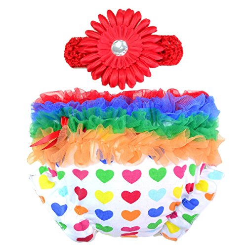 Seawhisper Baby Cotton Ruffle Panties Bloomers Diaper Cover Pants